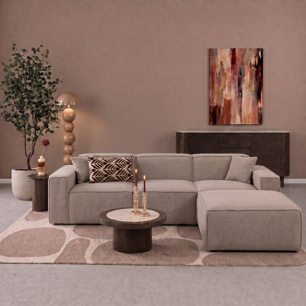 Beat Corner Sofa Bouclé Taupe