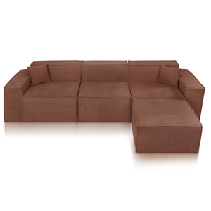 Beat Corner sofa Cloud Terracotta