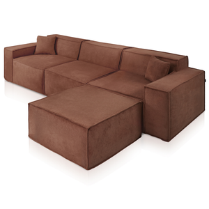 Beat Corner sofa Cloud Terracotta