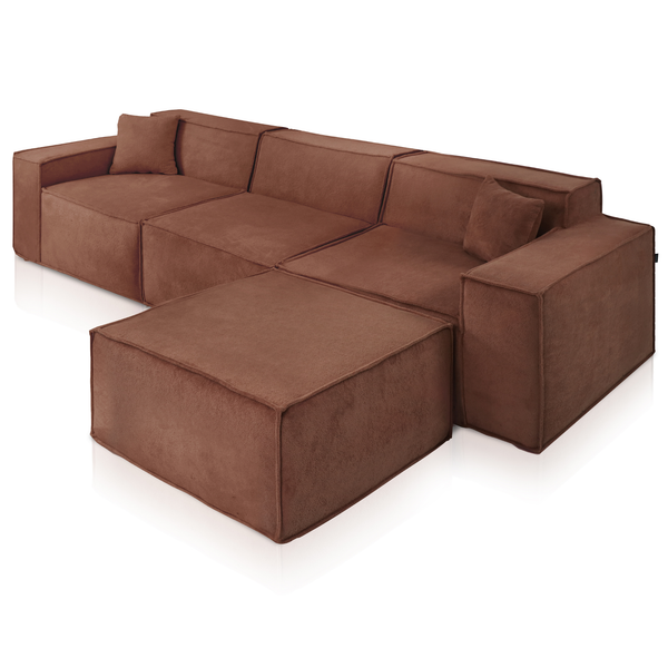 Beat Corner sofa Cloud Terracotta