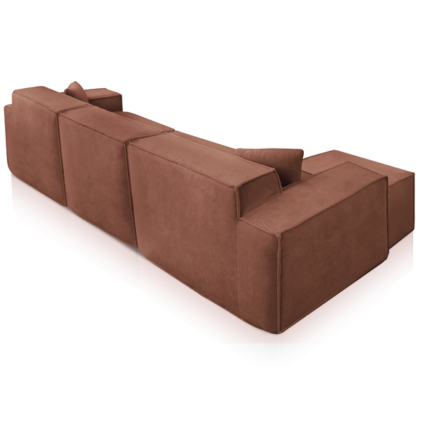 Beat Corner sofa Cloud Terracotta