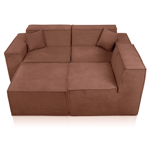 Beat Corner sofa Cloud Terracotta