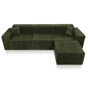 Beat Corner Sofa Corduroy Green