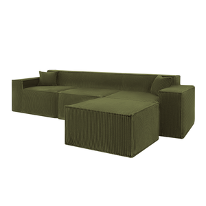Beat Corner Sofa Corduroy Green
