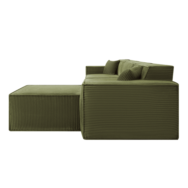 Beat Corner Sofa Corduroy Green