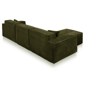 Beat Corner Sofa Corduroy Green