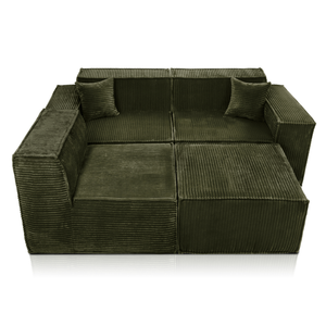 Beat Corner Sofa Corduroy Green