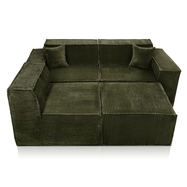Beat Corner Sofa Corduroy Green
