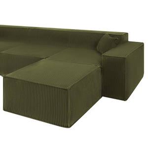 Beat Corner Sofa Corduroy Green