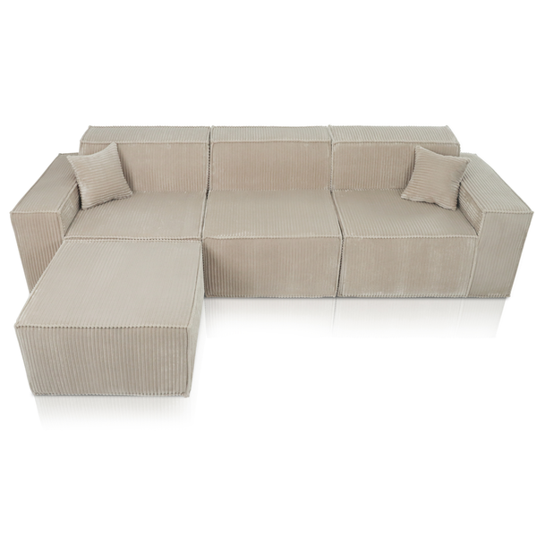 Beat Corner Sofa Corduroy Beige