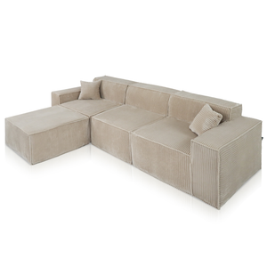 Beat Corner Sofa Corduroy Beige