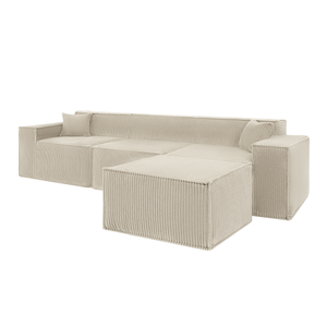 Beat Corner Sofa Corduroy Beige