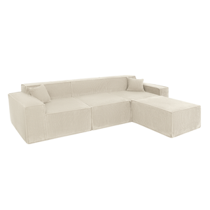 Beat Corner Sofa Corduroy Beige