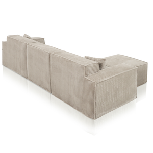 Beat Corner Sofa Corduroy Beige
