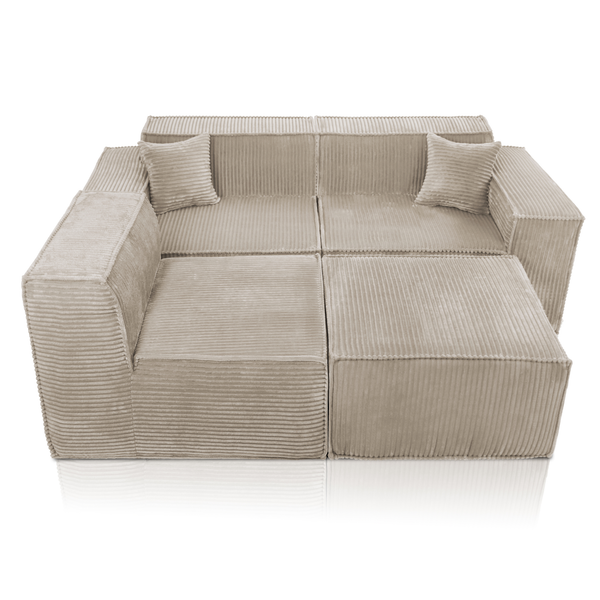 Beat Corner Sofa Corduroy Beige