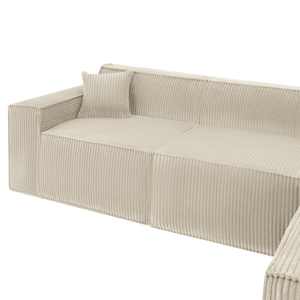 Beat Corner Sofa Corduroy Beige