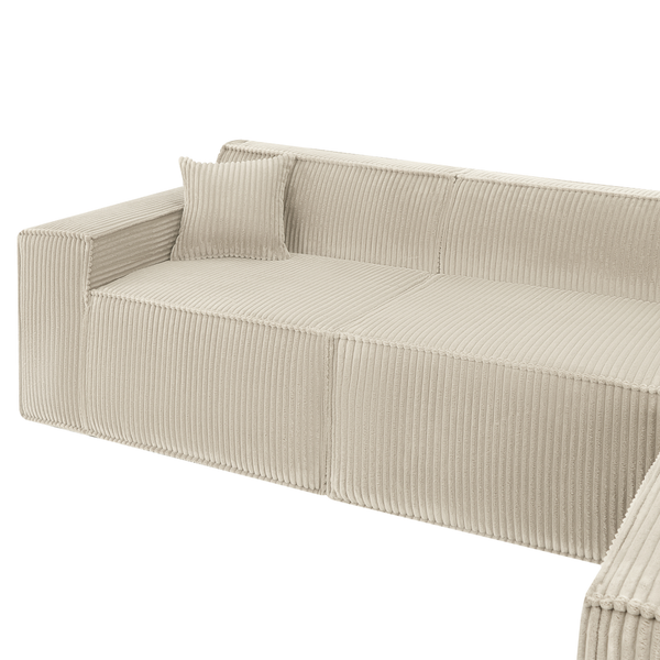 Beat Corner Sofa Corduroy Beige