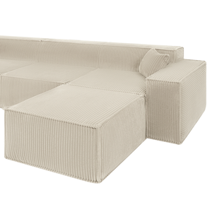 Beat Corner Sofa Corduroy Beige