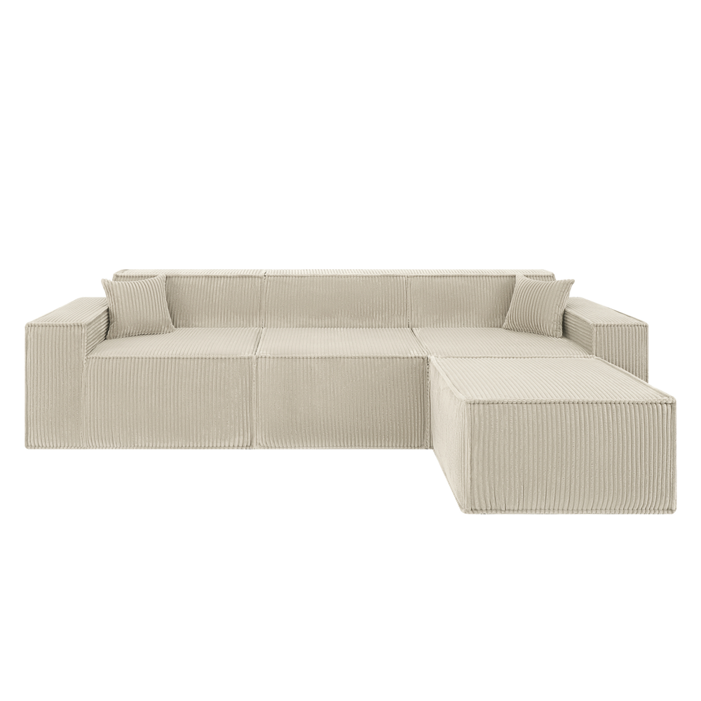 Beat Corner Sofa Corduroy Beige
