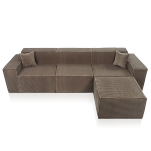 Beat Corner Sofa Corduroy Taupe