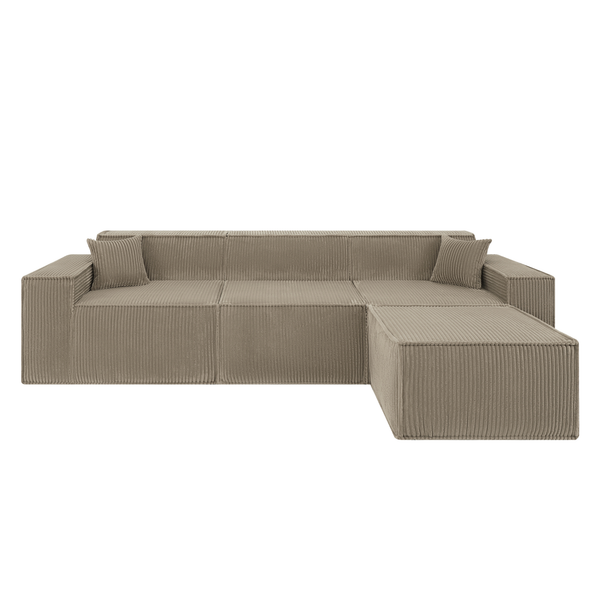 Beat Corner Sofa Corduroy Taupe