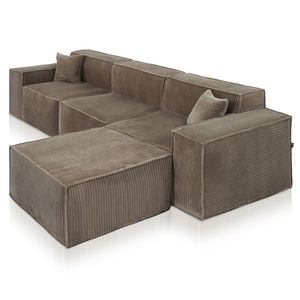 Beat Corner Sofa Corduroy Taupe
