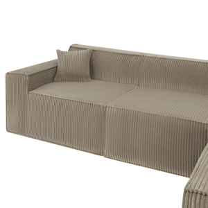 Beat Corner Sofa Corduroy Taupe