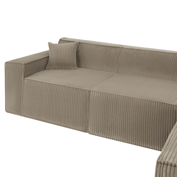 Beat Corner Sofa Corduroy Taupe