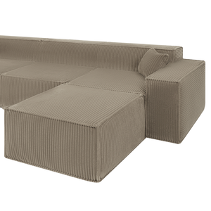 Beat Corner Sofa Corduroy Taupe
