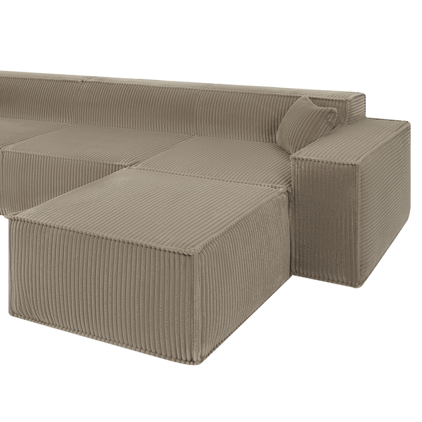 Beat Corner Sofa Corduroy Taupe