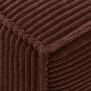 Beat Corner Sofa Corduroy Copper Burgundy