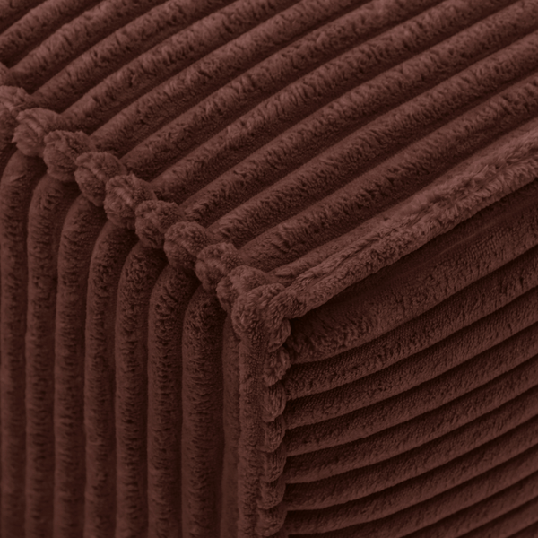 Beat Corner Sofa Corduroy Copper Burgundy