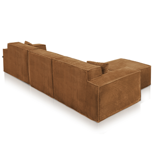 Beat Corner Sofa Corduroy Ochre Yellow