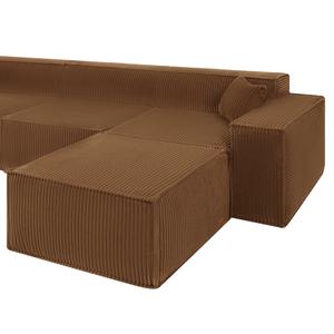 Beat Corner Sofa Corduroy Ochre Yellow