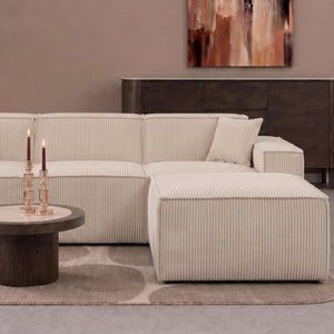 Beat Corner Sofa Corduroy Beige