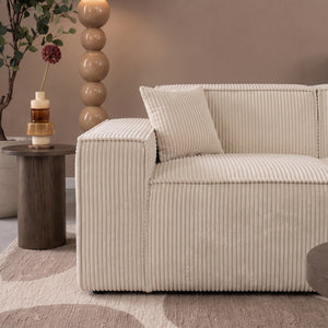 Beat Corner Sofa Corduroy Beige