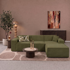 Beat Corner Sofa Corduroy Green