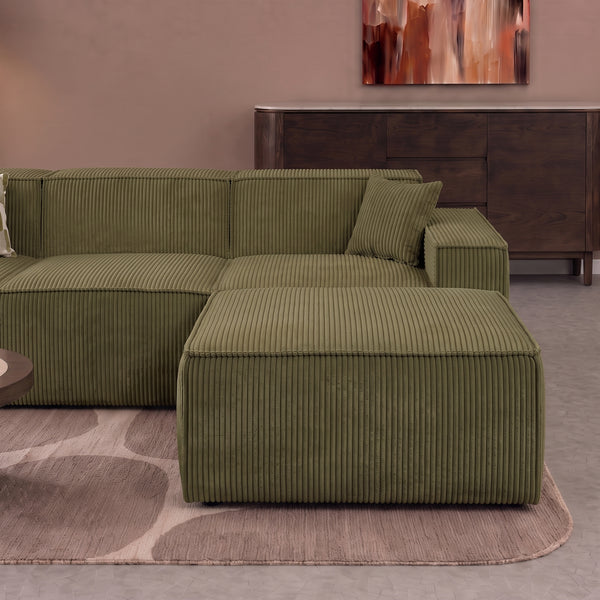 Beat Corner Sofa Corduroy Green