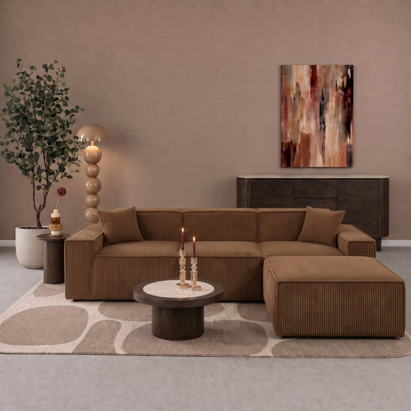 Beat Corner Sofa Corduroy Ochre Yellow