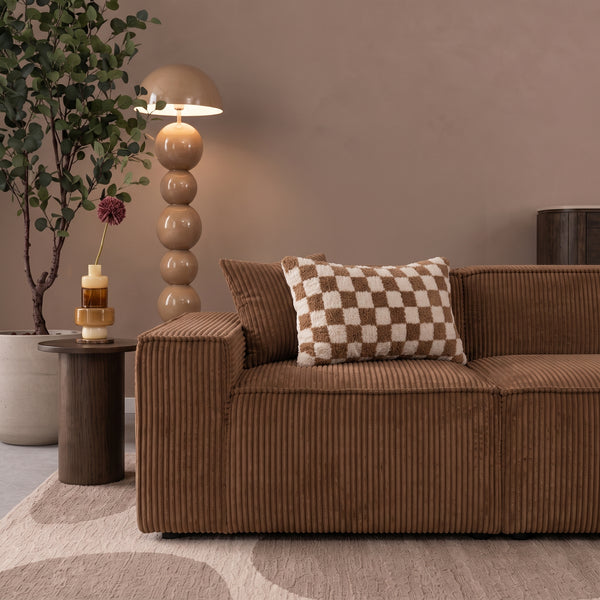Beat Corner Sofa Corduroy Ochre Yellow