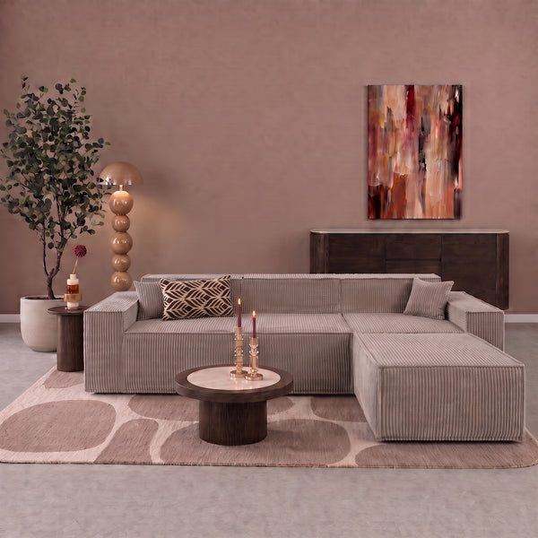 Beat Corner Sofa Corduroy Taupe