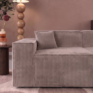 Beat Corner Sofa Corduroy Taupe