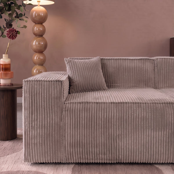Beat Corner Sofa Corduroy Taupe