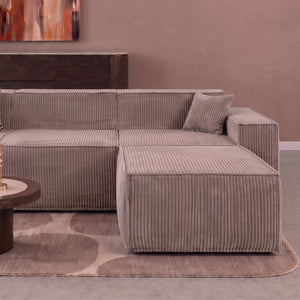 Beat Corner Sofa Corduroy Taupe