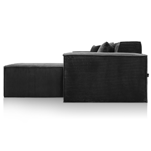 Beat Corner Sofa Corduroy Black