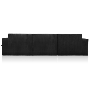 Beat Corner Sofa Corduroy Black