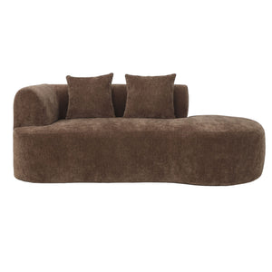 Chaise Longue Emily Chenille Bruin