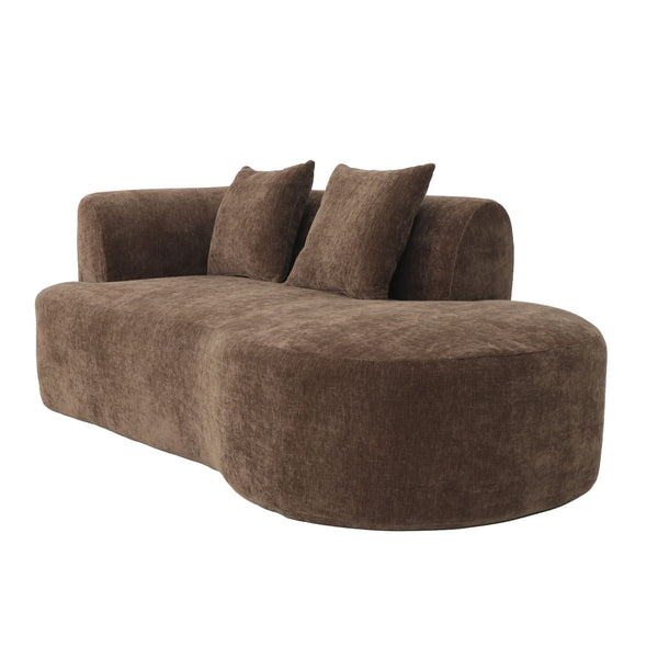 Chaise Longue Emily Chenille Bruin