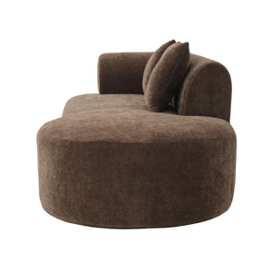 Chaise Longue Emily Chenille Bruin
