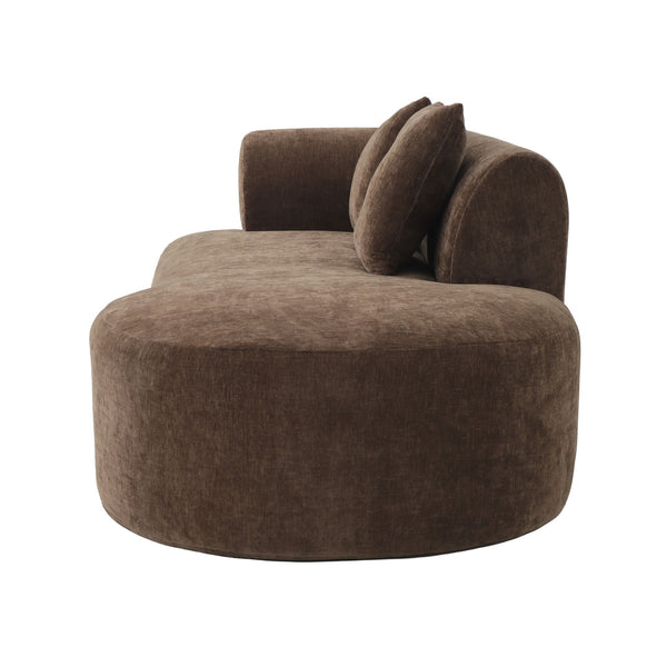Chaise Longue Emily Chenille Bruin